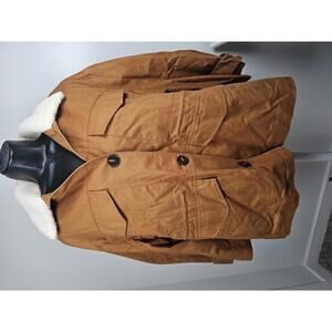 Lush NWT Utility Jacket with Sherpa Collar
